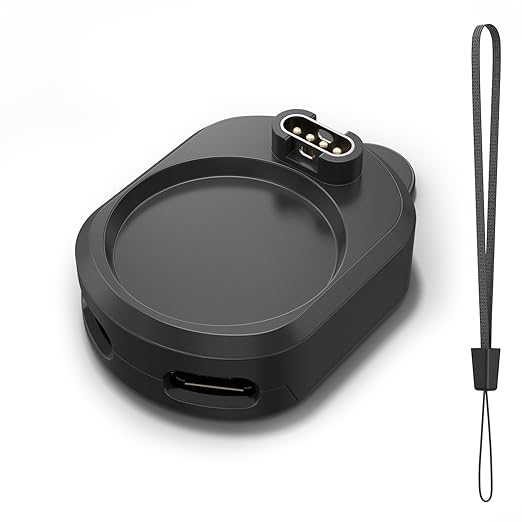 Meliya for Garmin Watch Charger Adapter, Portable Charging Cable Dock for Fenix 8 7 7S 7X 6 6S 6X 5 5S 5X, Forerunner 965 955 935 245 55 45S,Venu 3 2 Sq,Instinct,Vivoactive 4 4s 3,Approach S62, Epix